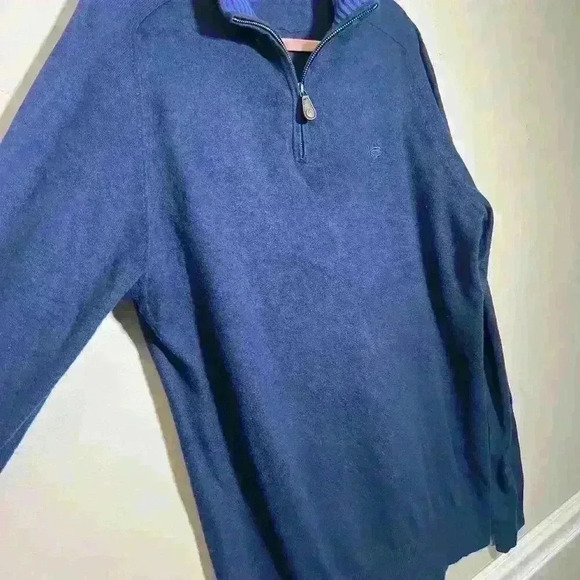 Southern Tide Men’s 1/4 Zip Sweater Size Large Alpaca Wool Blend Casual Classic - Picture 2 of 7